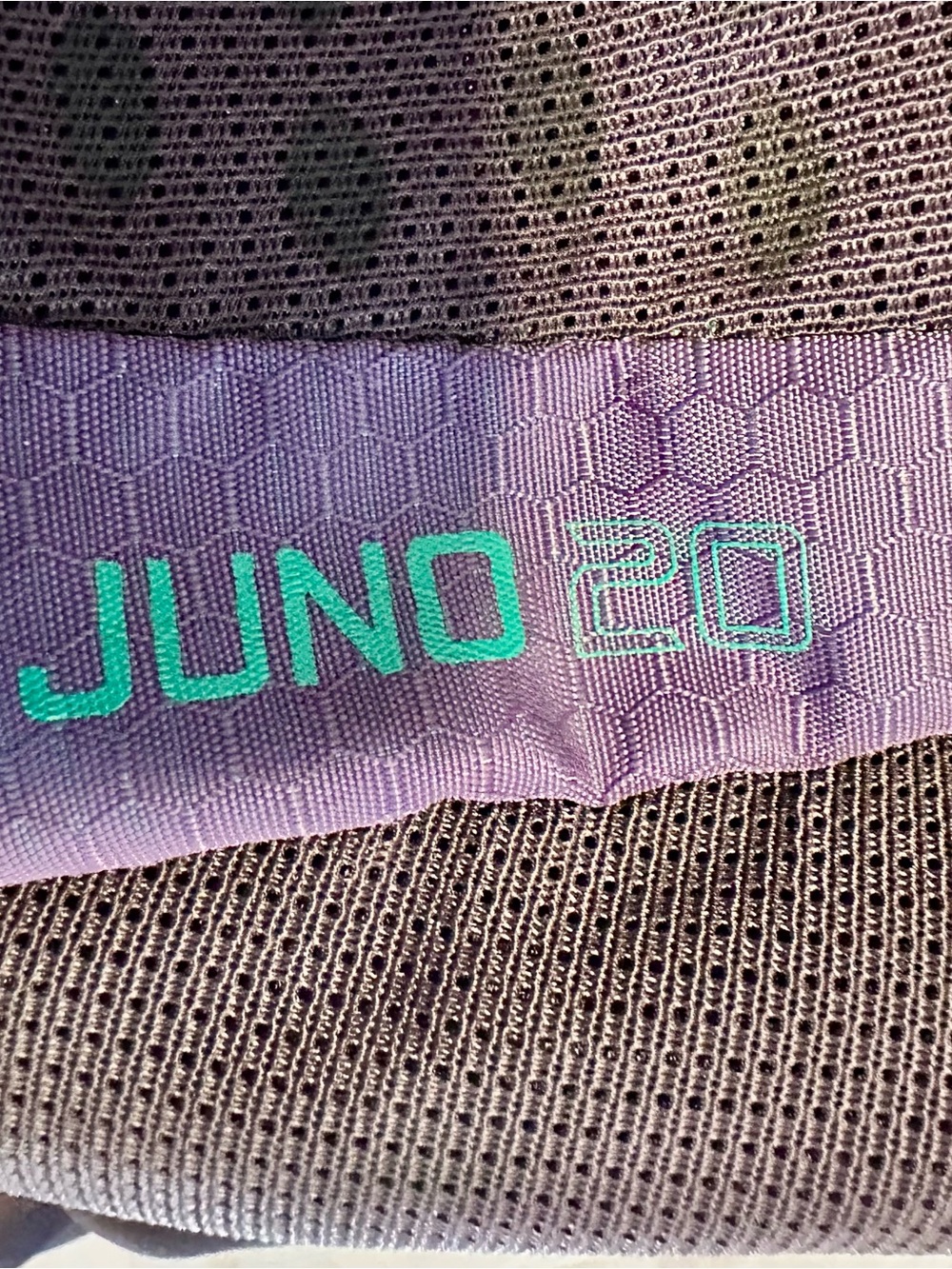 Gregory purple daypack with teal logo accents - Picture 3 of 14
